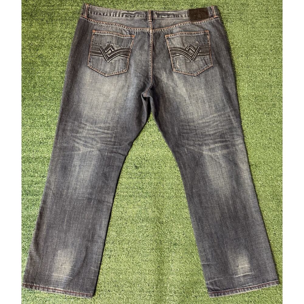 Vintage Ecko Unltd Baggy Jeans Pants Straight Y2K Embroidered Mens 42x32